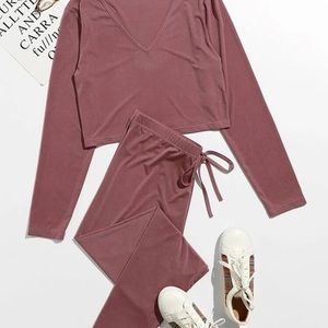 Blush Pink/mauve lounge set